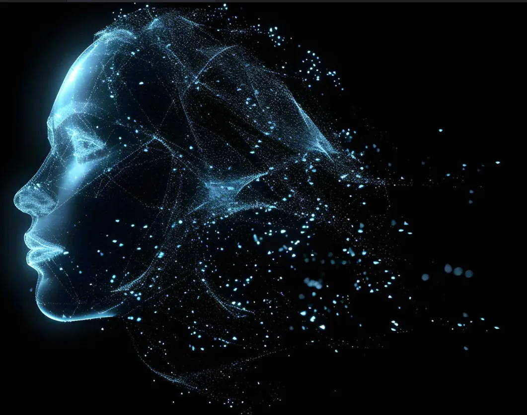Holograficzna głowa AI — Mienoskarb Neural Core